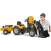 FALK Šlapací traktor Super Loader s nakladačem a vlečkou žlutý (FA-2035M) FALK Šlapací traktor Super Loader s nakladačem a vlečkou žlutý (FA-2035M)