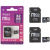 Balenie 2 pamäťových kariet MicroSD PNI 32GB Class 10, 80 Mb/s, V30 s adaptérmi SD súčasťou balenia Balenie 2 pamäťových kariet MicroSD PNI 32GB Class 10, 80 Mb/s, V30 s adaptérmi SD súčasťou balenia