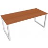 Hobis Pracovný stôl UNI O, 180x75,5x80 cm, čerešňa/biela Hobis Pracovný stôl UNI O, 180x75,5x80 cm, čerešňa/biela