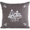 Takoy Vianočná obliečka na vankúš 45x45 cm šedá s potlačou zimnej dediny-HF-472600 | 45 x 45 cm Takoy Vianočná obliečka na vankúš 45x45 cm šedá s potlačou zimnej dediny-HF-472600 | 45 x 45 cm