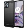 Púzdro MG Carbon Motorola Moto G53 / G13, čierne