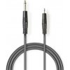 Nedis COTH23205GY15 - Stereofónny Audio Kábel | 6,35mm Zástrčka – 3,5mm Zástrčka | 1,5 m | Šedá farba Nedis COTH23205GY15 - Stereofónny Audio Kábel | 6,35mm Zástrčka – 3,5mm Zástrčka | 1,5 m | Šedá farba
