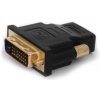 Savio CL-21 cable gender changer DVI HDMI Black Savio CL-21 cable gender changer DVI HDMI Black