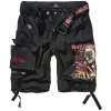 Kraťasy Brandit Savage Vintage Iron Maiden Number of the Beast - čierne, S Kraťasy Brandit Savage Vintage Iron Maiden Number of the Beast - čierne, S