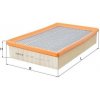 KNECHT Vzduchový filter KNECHT LX 1216 KNECHT Vzduchový filter KNECHT LX 1216