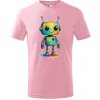 Handel Detské tričko - Veselý robotík Farba: ružová, Veľkosť: 134cm/8r, Strih trička: detský Handel Detské tričko - Veselý robotík Farba: ružová, Veľkosť: 134cm/8r, Strih trička: detský
