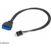 AKASA AK-CBUB37-50BK - USB 3.1 gen 2 Typ C PCI záslepka AK-CBUB37-50BK