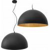 Toolight - Stropná lampa závesná kovová miska 50cm 1xE27, čierna, OSW-05011 Toolight - Stropná lampa závesná kovová miska 50cm 1xE27, čierna, OSW-05011