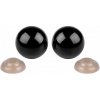 Oči s poistkou Ø18 mm - 10 sada čierna Oči s poistkou Ø18 mm - 10 sada čierna
