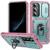 Gumený kryt Folding Camshield Hybrid na Samsung Galaxy S25 Plus 5G - Zelenoružová Gumený kryt Folding Camshield Hybrid na Samsung Galaxy S25 Plus 5G - Zelenoružová