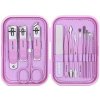 Sada na manikúru v plastovom puzdre 13ks Fialové Sada na manikúru v plastovom puzdre 13ks Fialové