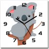 Sklenené hodiny štvorec Koala na strome 30x30 cm Sklenené hodiny štvorec Koala na strome 30x30 cm
