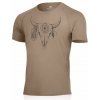 Lasting pánske merino tričko s tlačou BULO 7373 hnedé Veľkosť: M Lasting pánske merino tričko s tlačou BULO 7373 hnedé Veľkosť: M