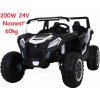 JOKO Elektrické autíčko Buggy 4x4 ATV Racing 200W 24V, nosnosť 60kg, Dvojmiestne, penové kolesá, biele JOKO Elektrické autíčko Buggy 4x4 ATV Racing 200W 24V, nosnosť 60kg, Dvojmiestne, penové kolesá, biele