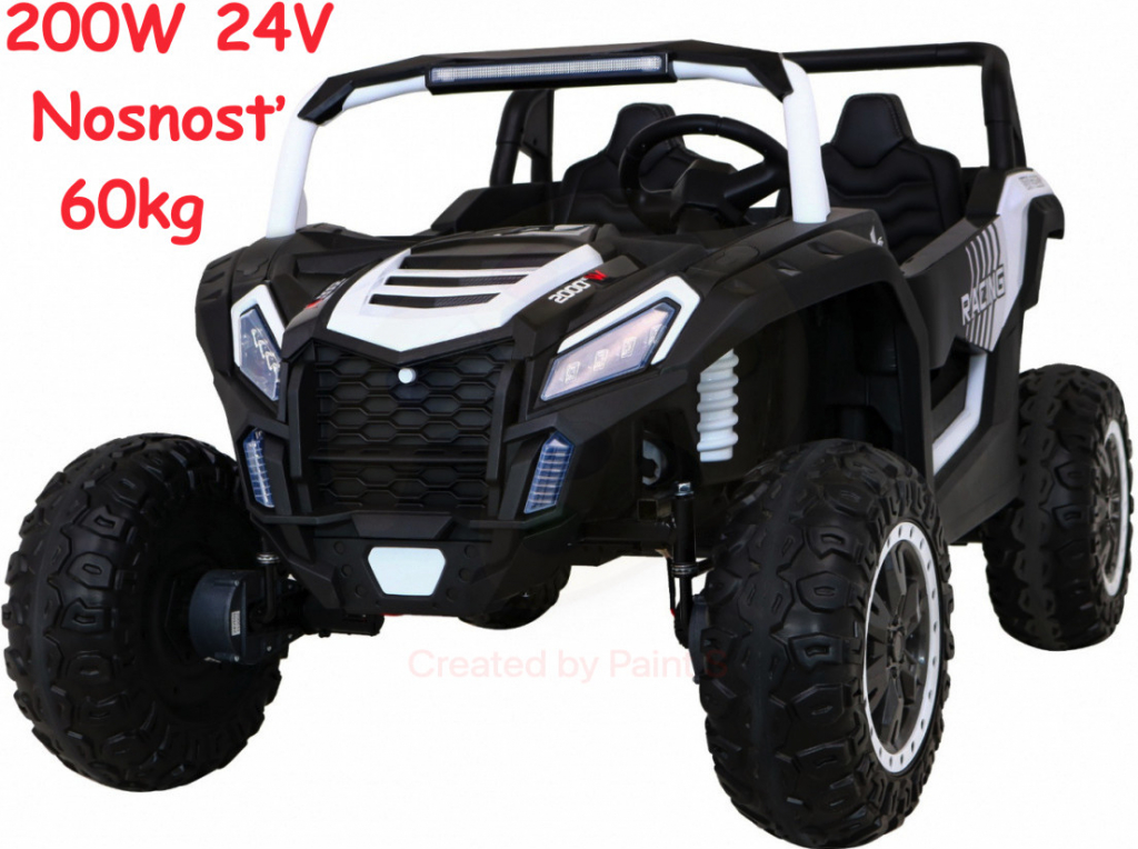 Joko elektrické autíčko Buggy 4x4 ATV Racing 200W 24V biela