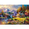 CASTORLAND Puzzle Domček v horách 1500 dielikov CASTORLAND Puzzle Domček v horách 1500 dielikov
