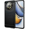 Carbon Shield TPU puzdro pre Realme 11 Pro/11 Pro Plus - Čierna KP27947