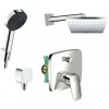 Hansgrohe set 5 - Sprchový systém pod omietku s pákovou batériou, komplet, chróm Hansgrohe set 5 - Sprchový systém pod omietku s pákovou batériou, komplet, chróm