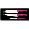 Set nožů, růžový – Santoku, kuchařský, Fresh| Giesser, GM-9850-pi růžová Set nožů, růžový – Santoku, kuchařský, Fresh| Giesser, GM-9850-pi růžová
