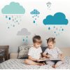 INSPIO Nálepka Oblaky na stenu za IKEA police 001op 90x90 hviezdy a oblaky plnofarebný motív, tyrkysová INSPIO Nálepka Oblaky na stenu za IKEA police 001op 90x90 hviezdy a oblaky plnofarebný motív, tyrkysová