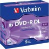 VERBATIM DVD+R(5-pack)DoubleLayer/Jewel/8x/8,5GB VERBATIM DVD+R(5-pack)DoubleLayer/Jewel/8x/8,5GB