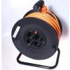 PremiumCord predlžovací kabel 230V 50m na bubnu 4 zásuvky 1,5mm2 ppb-01-50 PremiumCord predlžovací kabel 230V 50m na bubnu 4 zásuvky 1,5mm2 ppb-01-50