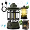 Kempingová LED lampa COB USB 18650 Solárna Kempingová LED lampa COB USB 18650 Solárna