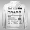 Psychologist Label - Pánska Mikina s kapucňou Psychologist Label - Pánska Mikina s kapucňou