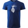 Sablio Tričko s potlačou Skull 2 - modré 3XL Sablio Tričko s potlačou Skull 2 - modré 3XL