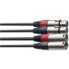Stagg STC060XMXF, propojovací kabel 2x XLRzástrčka - 2x XLR zásuvka, 60cm Stagg STC060XMXF, propojovací kabel 2x XLRzástrčka - 2x XLR zásuvka, 60cm
