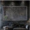 Alfaram Luxusné nástenné zrkadlo v grafitovom ráme s postaršenou zrkadlovou plochou – JAN SILVER 2183 Alfaram Luxusné nástenné zrkadlo v grafitovom ráme s postaršenou zrkadlovou plochou – JAN SILVER 2183