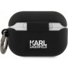 Karl Lagerfeld Rue St Guillaume silikónový obal AirPods Pro čierny KLACAPSILRSGBK Karl Lagerfeld Rue St Guillaume silikónový obal AirPods Pro čierny KLACAPSILRSGBK