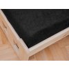 Textilomanie Froté plachta Exclusive čierna 200x220