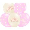 PartyDeco Latexová balón pastelový - Je to dievča 30 cm PartyDeco Latexová balón pastelový - Je to dievča 30 cm