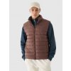 Men's down vest 4F hnedá M 4F 5905700067498 Men's down vest 4F hnedá M 4F 5905700067498