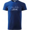 Profil kopca - Malá Fatra - Tričko extra veľké (5-8XL) - 5XL ( Kráľovská modrá ) Profil kopca - Malá Fatra - Tričko extra veľké (5-8XL) - 5XL ( Kráľovská modrá )