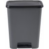 Curver Compatta Bin 50 l čierny / sivý