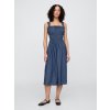 GAP Denim midi dress - Women's modrá M GAP 1200139310790 GAP Denim midi dress - Women's modrá M GAP 1200139310790