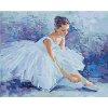 ZUTY Maľovanie podľa čísel BALETKA ZAVAZUJÚCA SI SVOJE BALETNÉ ŠPIČKY Rámovanie vypnuté plátno na rám Rozmer 80x100 cm ZUTY Maľovanie podľa čísel BALETKA ZAVAZUJÚCA SI SVOJE BALETNÉ ŠPIČKY Rámovanie vypnuté plátno na rám Rozmer 80x100 cm