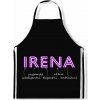 Impar zástěra Ženská jména Neon Irena