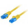 Patchcord kat.6A S/FTP LSZH CCA 5m žltý Fluke Passed Lanberg Patchcord kat.6A S/FTP LSZH CCA 5m žltý Fluke Passed Lanberg