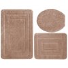 Kúpeľňová predložka Euromat hnedá, polyesterová, 3-dielna, protišmyková Kúpeľňová predložka Euromat hnedá, polyesterová, 3-dielna, protišmyková