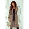 Fashionweek Luxusný pletený kabát kardigán so strapcami JK-ZOZO Farba: CAPPUCCINO, Veľkosť: Universal Fashionweek Luxusný pletený kabát kardigán so strapcami JK-ZOZO Farba: CAPPUCCINO, Veľkosť: Universal