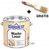 Vosková lazúra na drevo v interiéri SÜDWEST Wachs-Lasur RAL7001 - striebro šedá 2,5l Vosková lazúra na drevo v interiéri SÜDWEST Wachs-Lasur RAL7001 - striebro šedá 2,5l