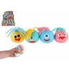 Teddies Míček s obličejem s třásněmi antistresový mačkací sliz 6cm 4 barvy Teddies Míček s obličejem s třásněmi antistresový mačkací sliz 6cm 4 barvy