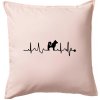 Shiba-Inu EKG - Vankúš 50x50 - 50x50 - Vrátane výplne ( Svetloružová ) Shiba-Inu EKG - Vankúš 50x50 - 50x50 - Vrátane výplne ( Svetloružová )