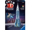 RAVENSBURGER Svítící 3D puzzle Noční edice Chrysler Building 216 dílků RAVENSBURGER Svítící 3D puzzle Noční edice Chrysler Building 216 dílků