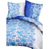 Krepové obliečky 140x200+70x90cm - Modré kvety Krepové obliečky 140x200+70x90cm - Modré kvety
