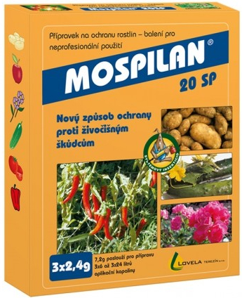 Nohel garden Insekticid MOSPILAN 20 SP 3 x 2,4 g