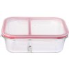 Dóza MagicHome, sklenená, obdĺžníková, 1500 ml, s vekom, s rozdeľovačom Dóza MagicHome, sklenená, obdĺžníková, 1500 ml, s vekom, s rozdeľovačom